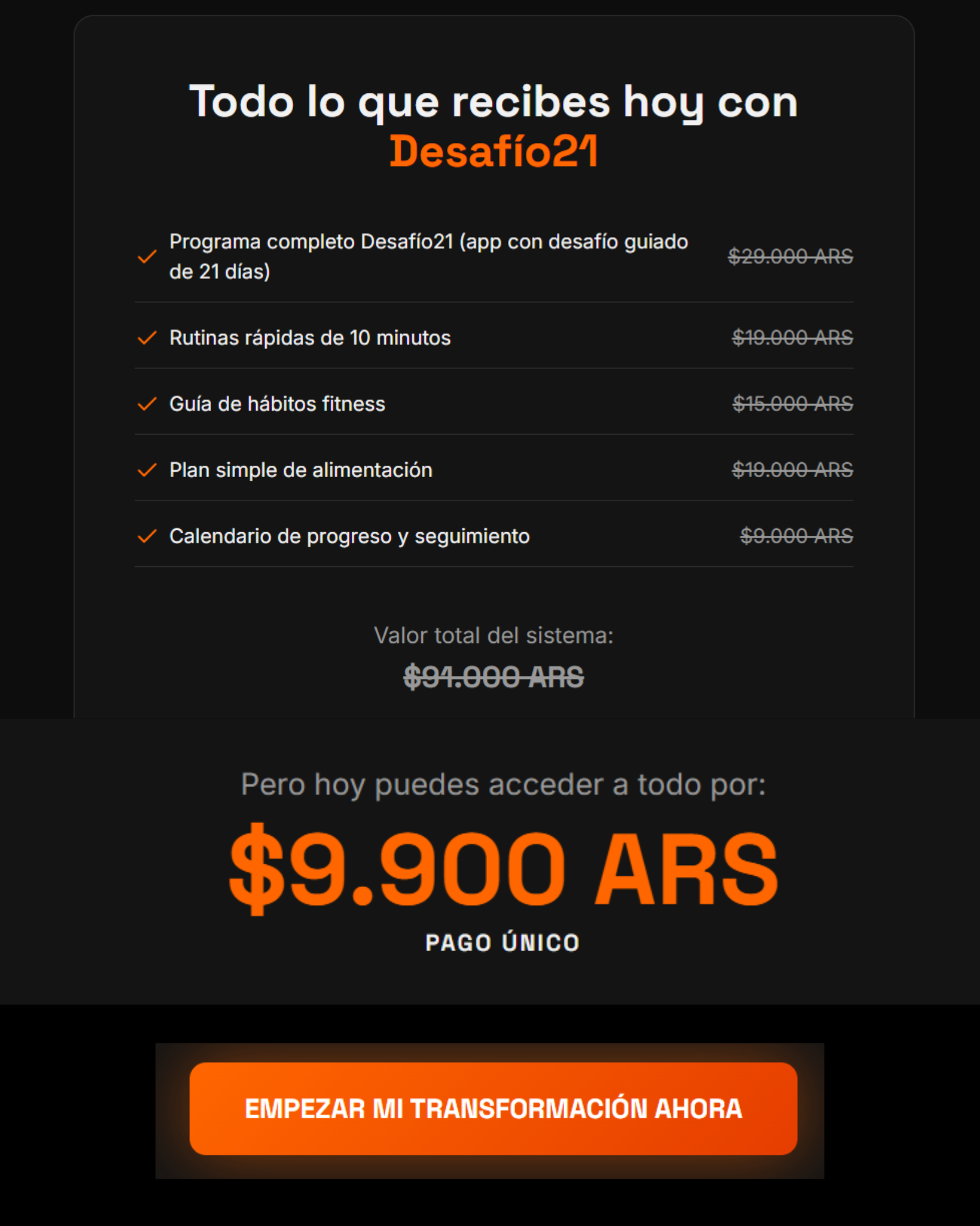 Desafío Fit 21: pierde hasta 7 kg y transforma tu cuerpo en solo 21 días