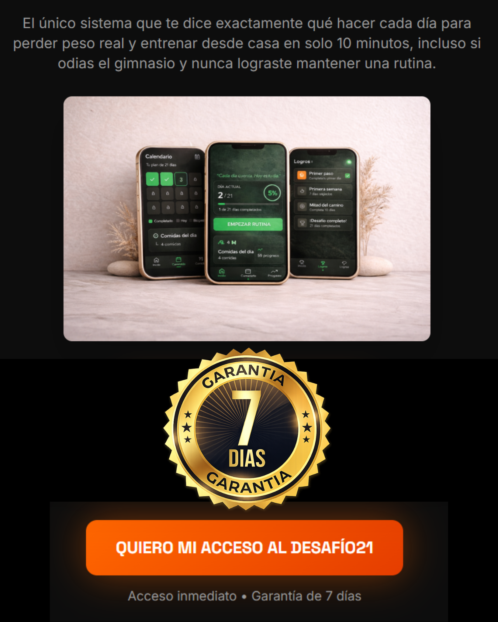 Desafío Fit 21: pierde hasta 7 kg y transforma tu cuerpo en solo 21 días