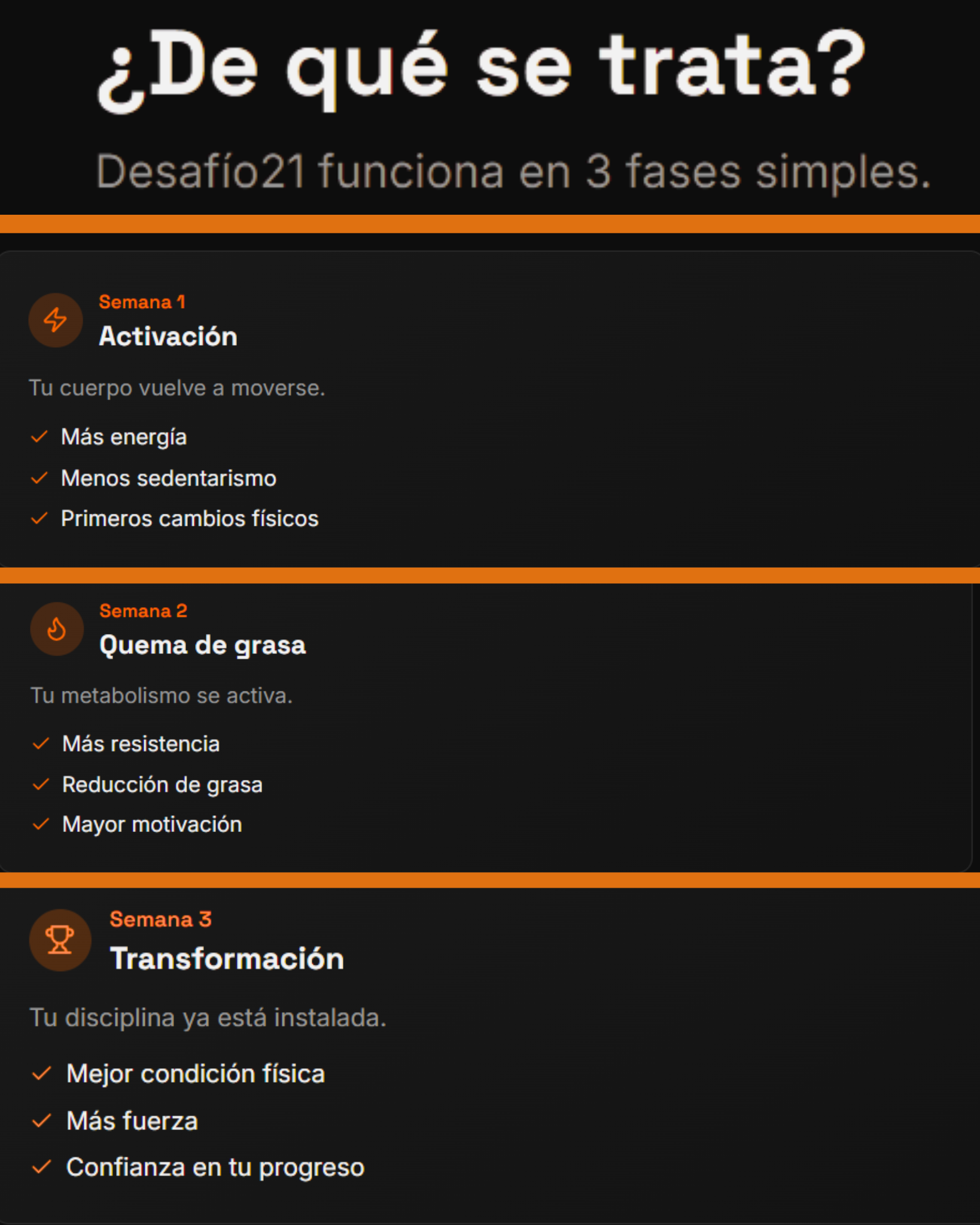Desafío Fit 21: pierde hasta 7 kg y transforma tu cuerpo en solo 21 días