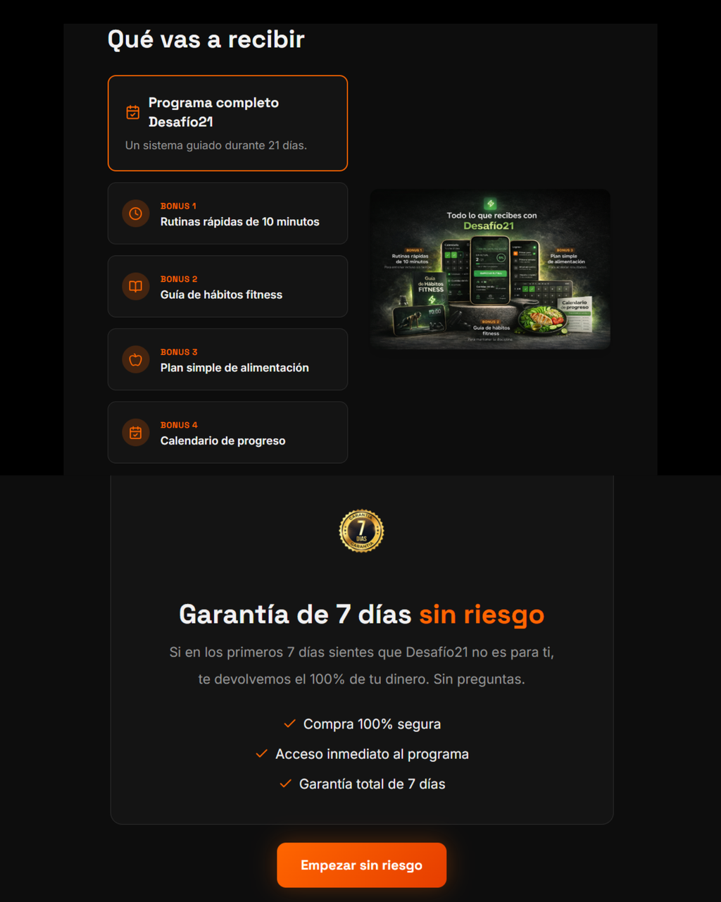 Desafío Fit 21: pierde hasta 7 kg y transforma tu cuerpo en solo 21 días